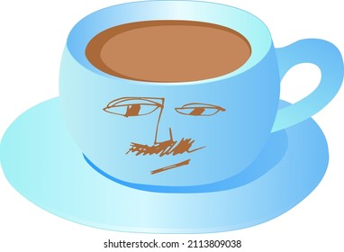 coffee cup vector isolated backgraund