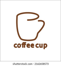 Coffee cup vector isolated on white background