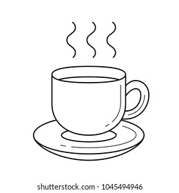 7,491 Cup saucer outline Images, Stock Photos & Vectors | Shutterstock