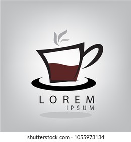 coffee cup vector logo