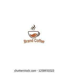 coffee cup vector logo design template. Vector coffee shop labels.Minimalistic vector
