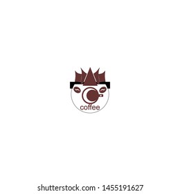 Coffee cup vector logo design template. Vector coffee shop labels