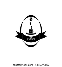 Coffee cup vector logo design template. Vector coffee shop labels