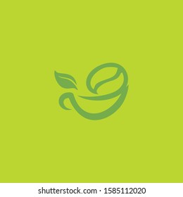 Coffee cup vector logo design template. Vector coffee shop labels.