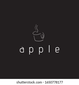 Coffee cup vector logo design template. Vector coffee shop labels.