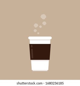 Coffee cup vector. Coffee cup logo design.