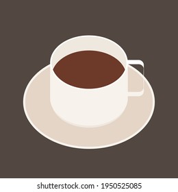 Coffee cup vector. Coffee logo design.