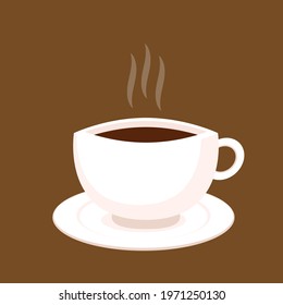 Coffee cup vector. Coffee cup logo design.