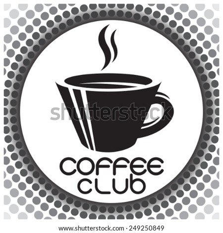 coffee cup vector logo