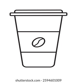 Coffee Cup Vector Logo Icon 