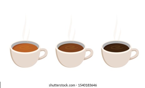 coffee cup vector on white background. wallpaper. logo design.