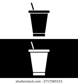 Taza de café en Vector sobre fondo blanco