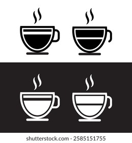 coffee cup vector set elements