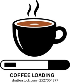 Taza de café Vector Ilustraciones de archivo.
