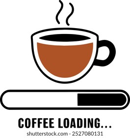 Xícara de café Vetor Ilustrações de Stock.
