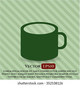 Coffee Cup vector symbol