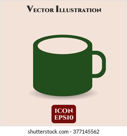 Símbolo vector de la copa de café