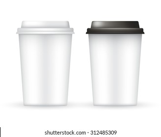 Coffee Cup Vector Template : Vector Illustration