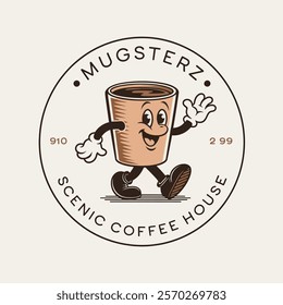 a coffee cup vector typography t-shirt design