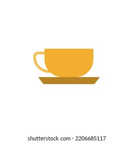 vector de taza de café para presentación de iconos de símbolo del sitio