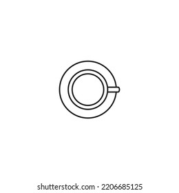 coffee cup vector for website symbol icon presentation
