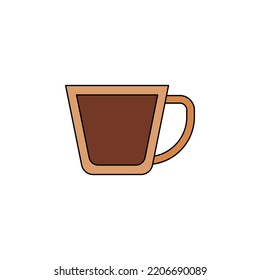 coffee cup vector for website symbol icon presentation