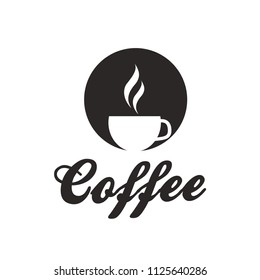 Coffee Cup Of Coffee White Background Vector Image
