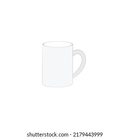taza de café, ilustración vectorial de taza de café fresca