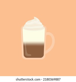 Kaffeetasse, frische Kaffeetasse, Vektorgrafik