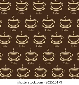 Coffee cups background