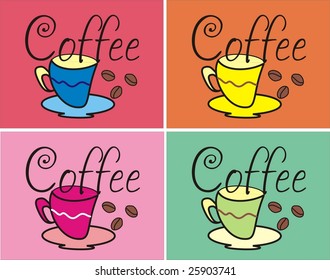 coffee cups cilpart