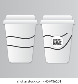 Coffee cups mockup