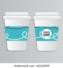 Coffee cups mockup
