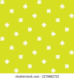 Coffee cups seamless pattern design for fashion textiles, crafts, branding, marketing and web materials