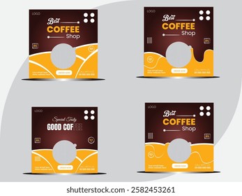 Coffee cups vector art work, can be use for your project, design elements, modern unique theme, social media coffee icons, business and more