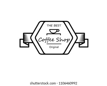 coffee cups vector symbol sign design bridge vintage 