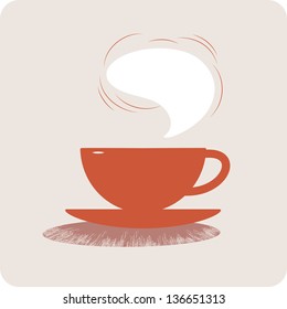 coffee cup,tea cup - vector icon