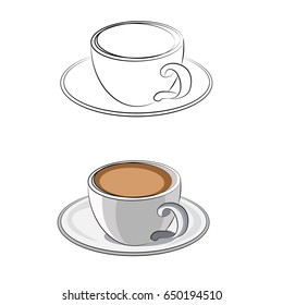 coffee cut beverage