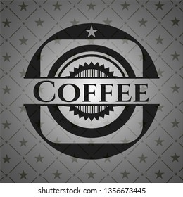 Coffee dark badge