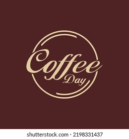 coffee day badge logo design
