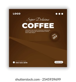 Coffee day concept design for advertise and marketing template