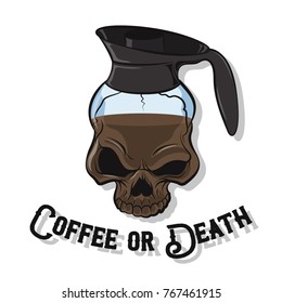 Coffee or Death Vector Composition
