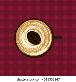Coffee delicious drink icon vector illustration graphic design