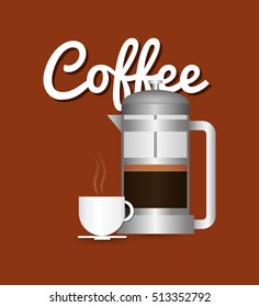 Coffee delicious drink icon vector illustration graphic design