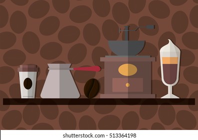Coffee delicious drink icon vector illustration graphic design