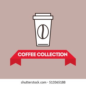 Coffee delicious drink icon vector illustration graphic design