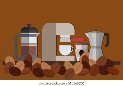 Coffee delicious drink icon vector illustration graphic design