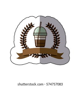 Coffee delicious drink icon vector illustration graphic design