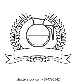 Coffee delicious drink icon vector illustration graphic design