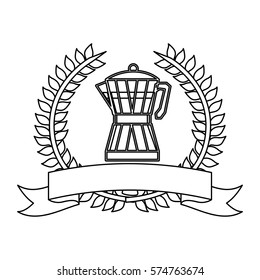 Coffee delicious drink icon vector illustration graphic design
